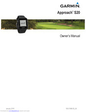 garmin approach s20 setup