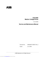 Abb Acs 6000 Service And Maintenance Manual Pdf Download