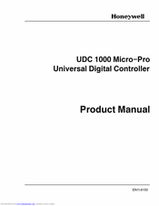 Honeywell UDC 1000 Micro-Pro Manuals | ManualsLib