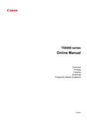 canon ts6000 series