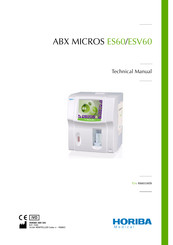 Abx Micros Es 60 User Manual