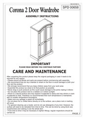 Mercers Furniture Corona 2 Door Wardrobe Manuals Manualslib