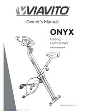 viavito onyx folding exercise bike