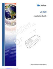 Verifone VX 820 Manuals
