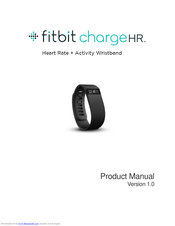 fitbit charge hr user manual