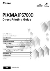 Canon iP6700D - PIXMA Color Inkjet Printer Manuals | ManualsLib