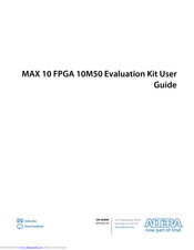 Altera Max 10 Fpga 10m50 Manuals Manualslib