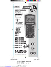 Klein tools MM600 Manuals | ManualsLib