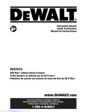 Dewalt DCST970 Manuals | ManualsLib