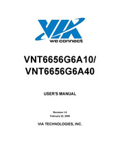 Via technologies VNT6656G6A40 Manuals | ManualsLib