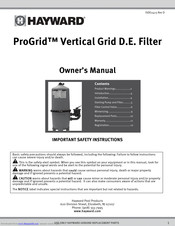 Hayward ProGrid DE4820 Manuals | ManualsLib