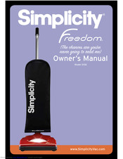 Simplicity Freedom S10E Manuals