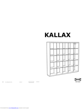 Ikea Kallax Manuals Manualslib