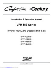 Comfort Aire B Vfh18mb 1 Manuals