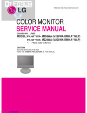 Lg Flatron M228WA Manuals | ManualsLib