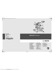 Bosch Gcm 12 Sd Professional Manuals