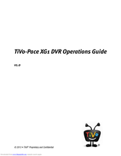 Tivo Pace XG1 Manuals | ManualsLib