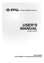 Pci Mzk W300nh User Manual Pdf Download Manualslib