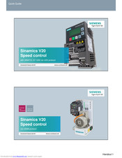 Siemens Sinamics V20 Inverter Manuals Manualslib