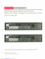 Keithley 237 Manuals | ManualsLib