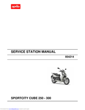 Aprilia Sportcity Cube 300 2010 Manuals Manualslib