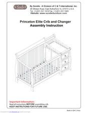 sorelle princeton elite crib and changer instructions