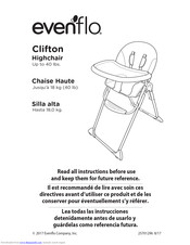 evenflo clifton high chair