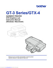 Brother Gt 3 Series Manuals Manualslib