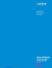 Linksys MAX-STREAM EA9500 Manuals | ManualsLib