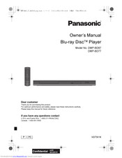 Panasonic DMP-BD87 Manuals | ManualsLib