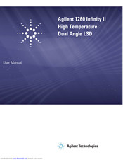 Agilent technologies 1260 Infinity II Manuals | ManualsLib