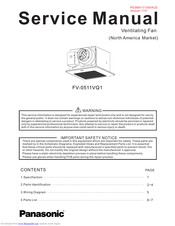 Panasonic FV-0511VQ1 Manuals