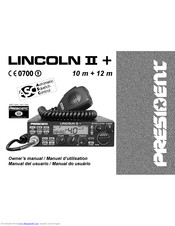 President Lincoln II + Manuals | ManualsLib