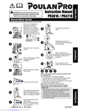 Poulan pro PR4218 Manuals | ManualsLib