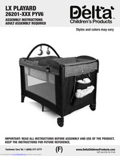 delta children lx deluxe playard