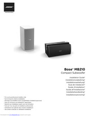 bose mb210 compact subwoofer