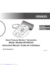 Omron BP769CAN Manuals