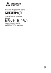 Mitsubishi Electric MR-J4-40B(-RJ) Manuals