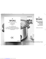 Rival Crock Pot Manuals | ManualsLib