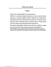 Maxwest ASTRO 5.5 Manuals