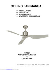 Lucci Airfusion Climate Ii Ld52bn Manuals