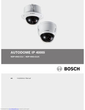 Bosch Autodome Ip 4000i Installation Manual Pdf Download