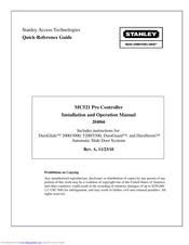 Stanley MC521 Pro Manuals | ManualsLib