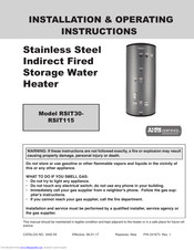 Raypak RSIT115 Manuals | ManualsLib