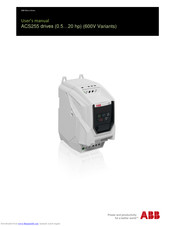 Abb ACS255 Manuals | ManualsLib