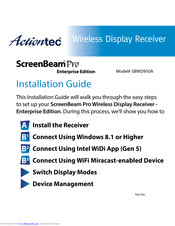 Actiontec SBWD950A Manuals
