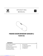 fibaro door sensor 2 manual
