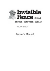 Invisible Fence RIG00-14107 Manuals