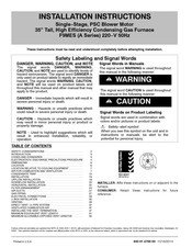 International Comfort Products Corporation F9mes Manuals