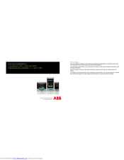Abb ControlMaster CM50 Manuals
